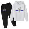Children New Tiger Print Hoodie Clothes Autumn Winter Casual Long Sleeve Pullover 2pcs Top+Pants Brand Girl Boy 3-12Yrs Coat Set