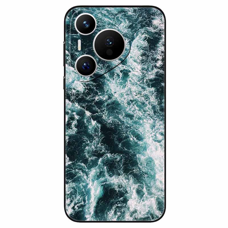 For Huawei Pura 70 / Pura70 Pro Case Soft Silicone Fashion Marble Shockproof Cover for Huawei Pura 70 Ultra P 70 Pro+ TPU Coque