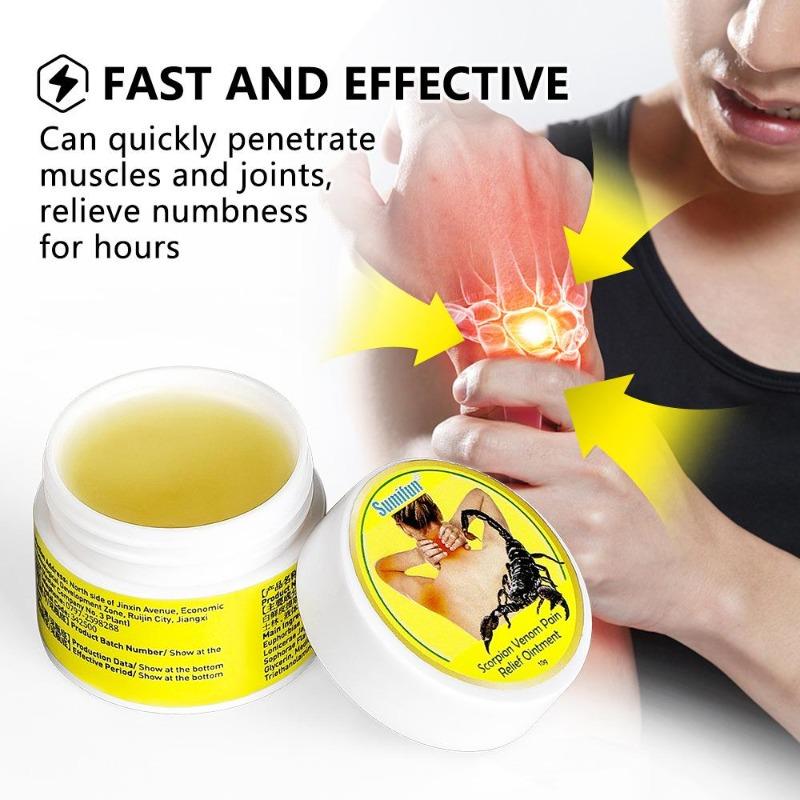 1/3/5pcs Sumifun 10g Scorpion Venom Activating Ointment Neck and Lumbar Pain Pain Ointment