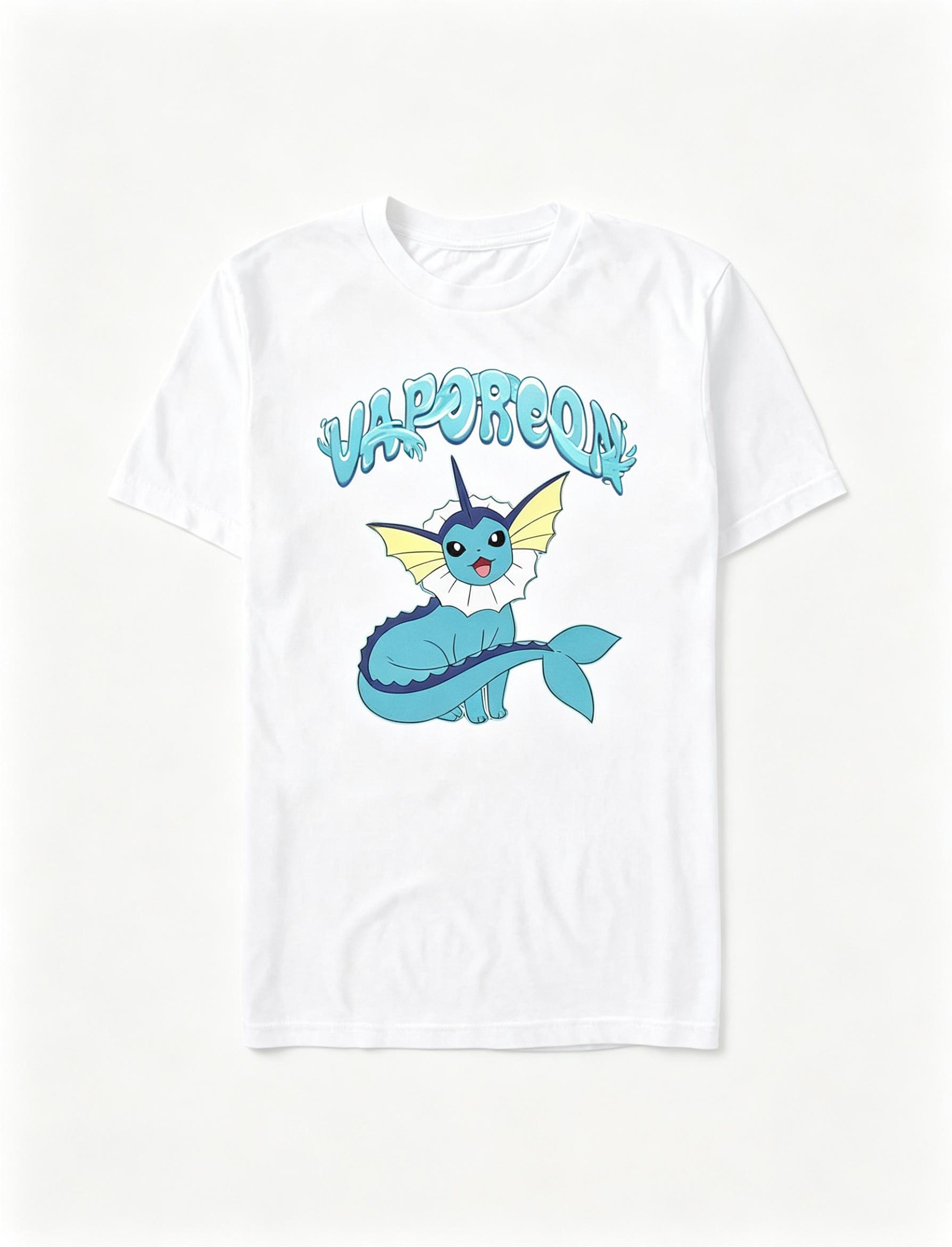 

2026 New Water Elf Graphic Print Fashion Spring and Summer Unisexs Short Sleeve ParentChild Loose and Comfortable TShirt S
