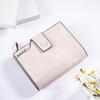 High Quality Women Wallet Revival Short Nubuck Leather Wallets for Female Three Fold Fashion Zipper Hasp Coin Purse Holders