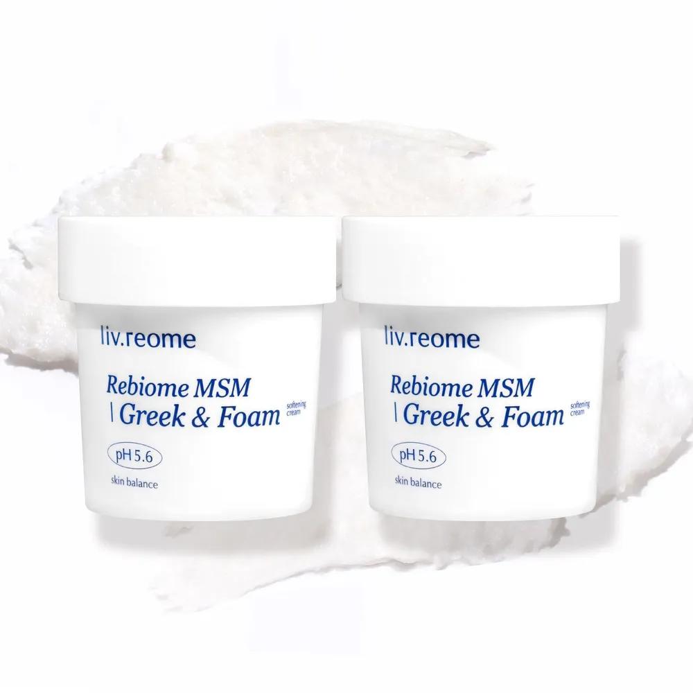 

[Double Set] Greek Foam Cleanser, Blackhead, Sebum, and Dead Skin Exfoliation, Sulfur X Probiotic Mildly Acidic Cleansing Foam