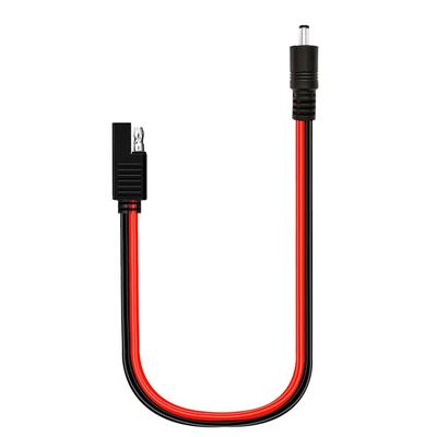 SAE Male To DC 5.5mm X 2.1mm Male Adapter Cable SAE Connector Cable