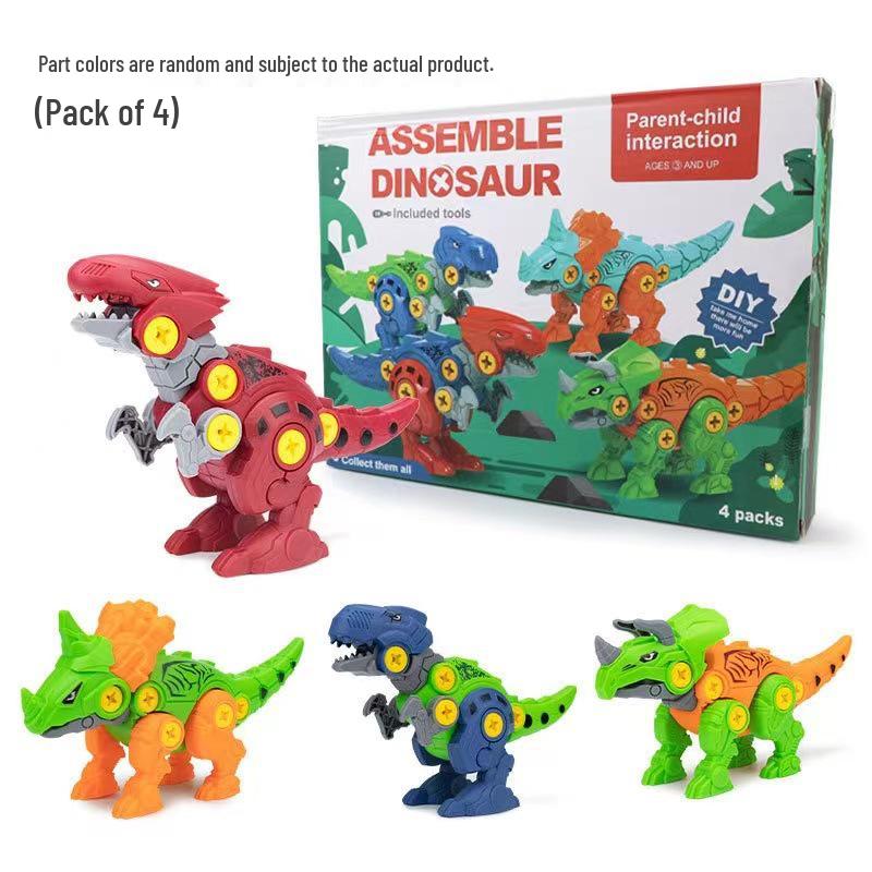DIY Tyrannosaurus Rex Educational Toy Egg - Assemble & Disassemble Building Blocks for Children