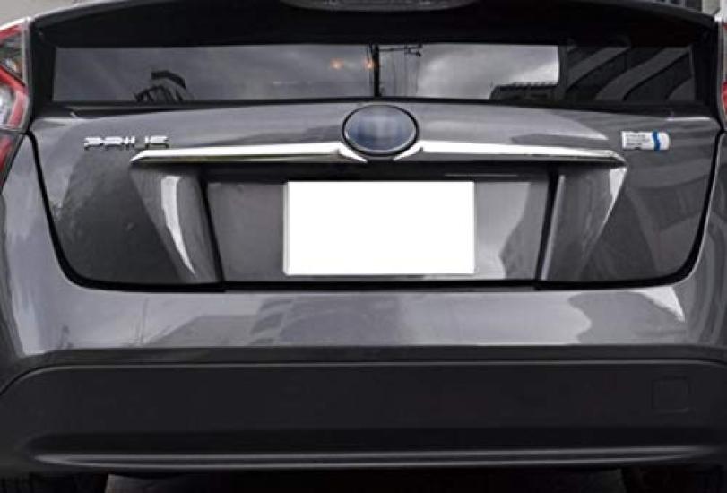 FUKUARE Prius 50 Series Chrome Back Door Rear Exterior Custom Parts Garnish, Garnish,