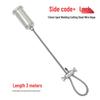 Acrylic Sign Suspension Kit with Adjustable Steel Wire and Self-Locking Buckle