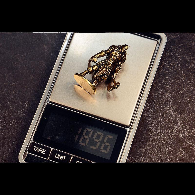 Brass Axe Warrior Figurines Miniatures Desktop Statue Ornaments Vintage Metal Solider Model Crafts Home Decorations Accessories
