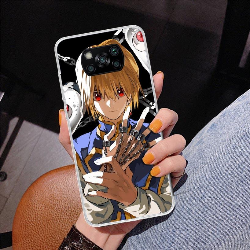 Huner X-Hunters Kurapika Phnoe Case for Xiaomi Poco X5 X6 X7 Pro X4 Gt F7 Ultra M8 M7 Redmi 15C 15 13C 13 12C 12 Unique Cover Co