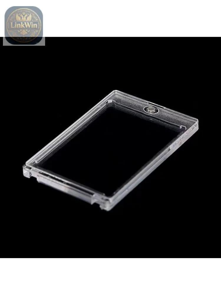 35PT Magnetic Card Case Transparent, Rigid Card Holder Protector for Pokémon, Anime and K-Pop Game and Collectible Cards