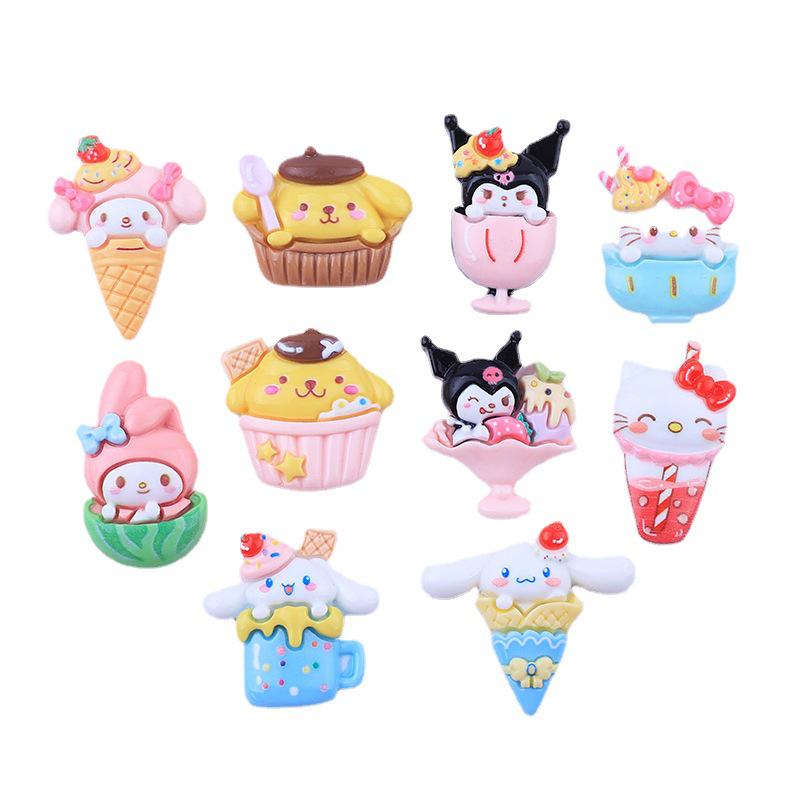 Cute Dessert Animal Cartoon Resin Charms for Crocs - DIY Accessories