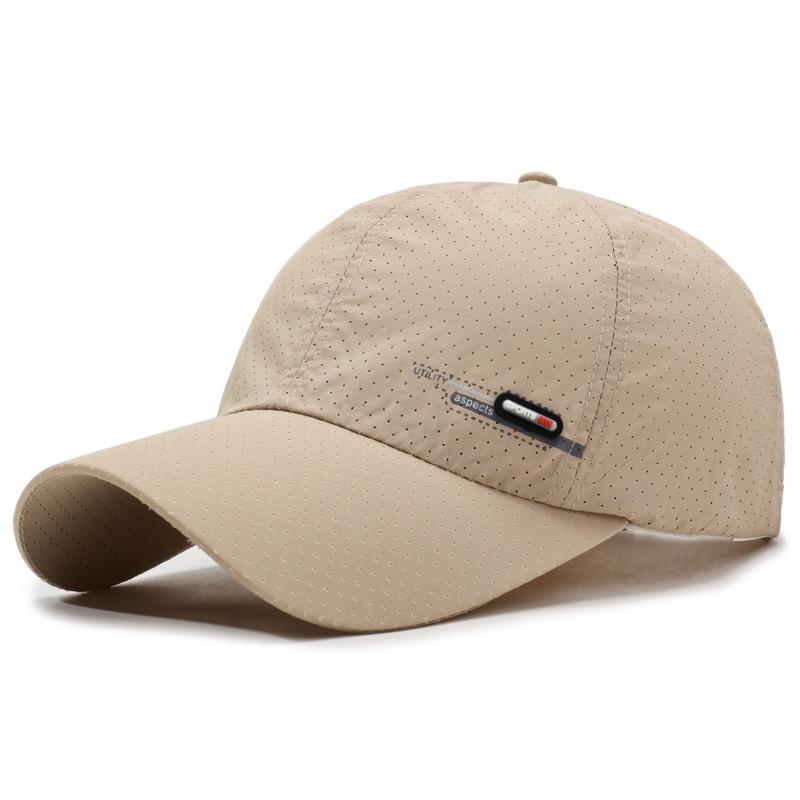 Summer breathable visor short brim baseball cap quick drying hat outdoor beach sun protection cap trendy hat