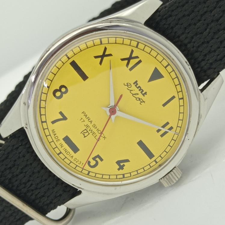 

Б/У HMT PILOT INDIAN МУЖСКИЕ МЕХАНИЧЕСКИЕ ЧАСЫ a413121-1 Sku009-a413121