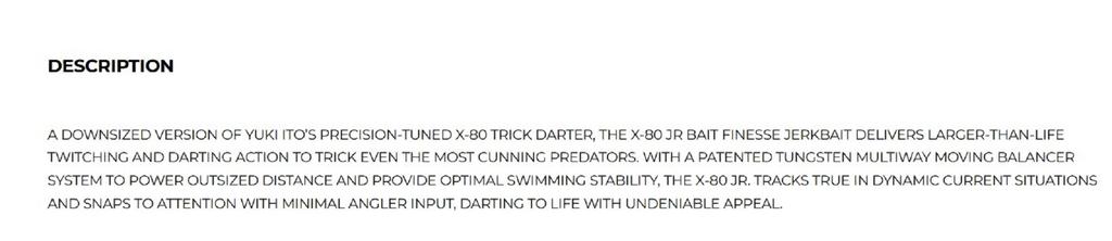 Megabass X-80 JR SW Slow Sinking Lure Full Metal Orange Gold (5276)