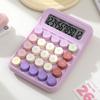 Large LCD Display Mechanical Key Calculator ABS Material Portable Calculator  Home