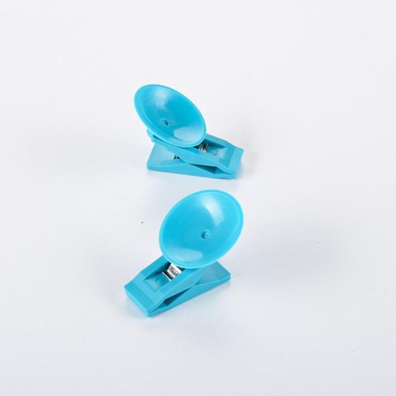 Universal Suction Clip Glass Metal Tile Surfaces Simple Attach Firm Grip Car Clip Accessory Suitable for Car & Bath Use