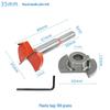 Woodworking Flat Wing Drill Set - Hole Opener for Wood, Hinge, and Door Drilling