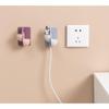 Multi-functional Creative Power Cord Plug Hook, Strong Kitchen No-hole Adhesive Hook, Socket Storage and Fixation