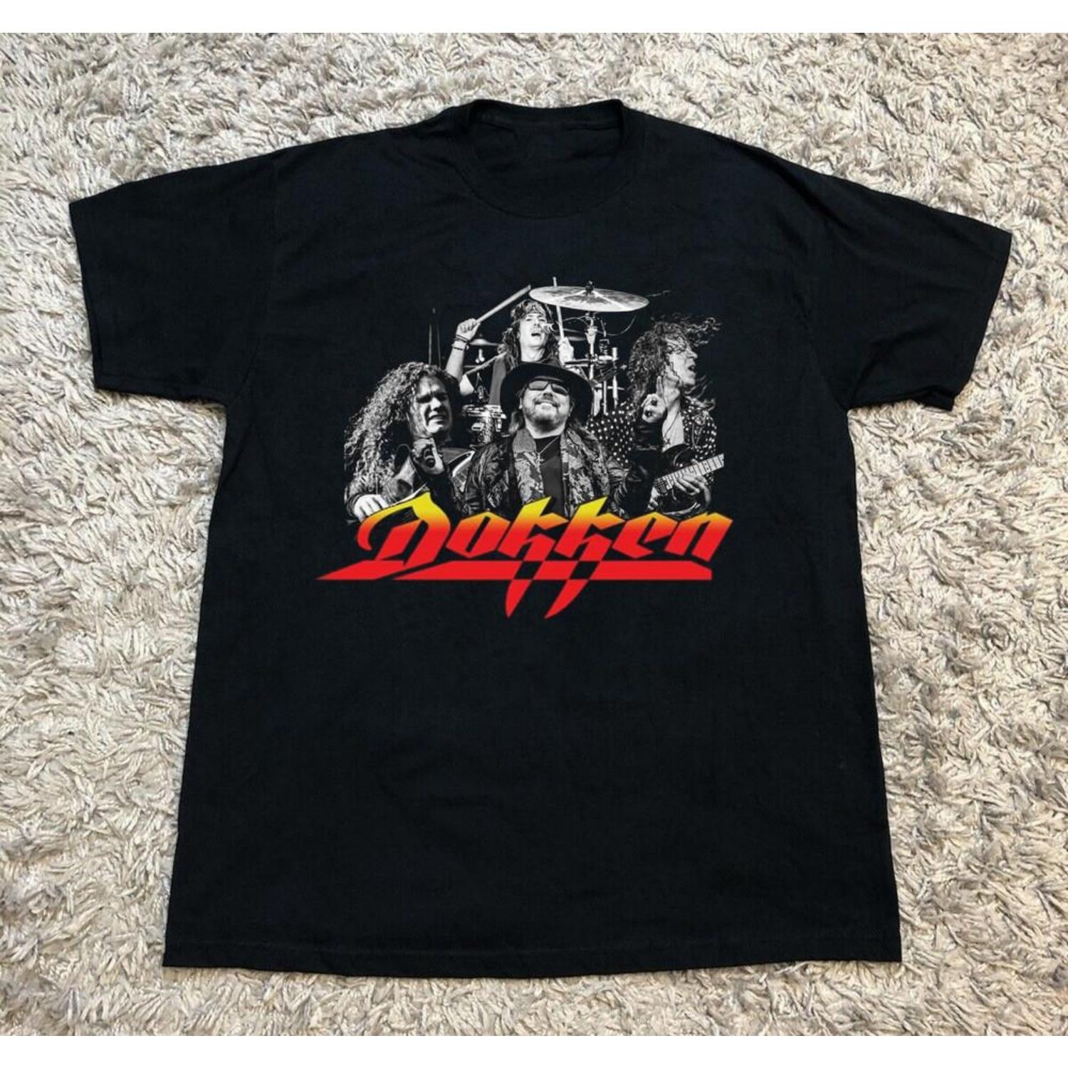 

NEW DOKKEN Band Member Classic Black All Size S-5XL Tee Shirt SS15 Unisex T-Shirt S чёрный
