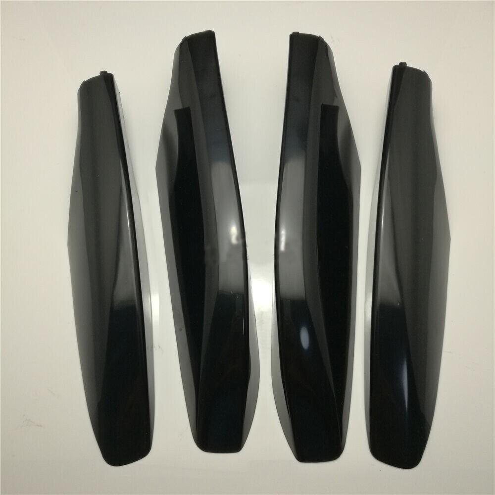 4PCS Black Roof Rail Rack End Molding Cover Cap Shell For Lexus GX470 2003-2009