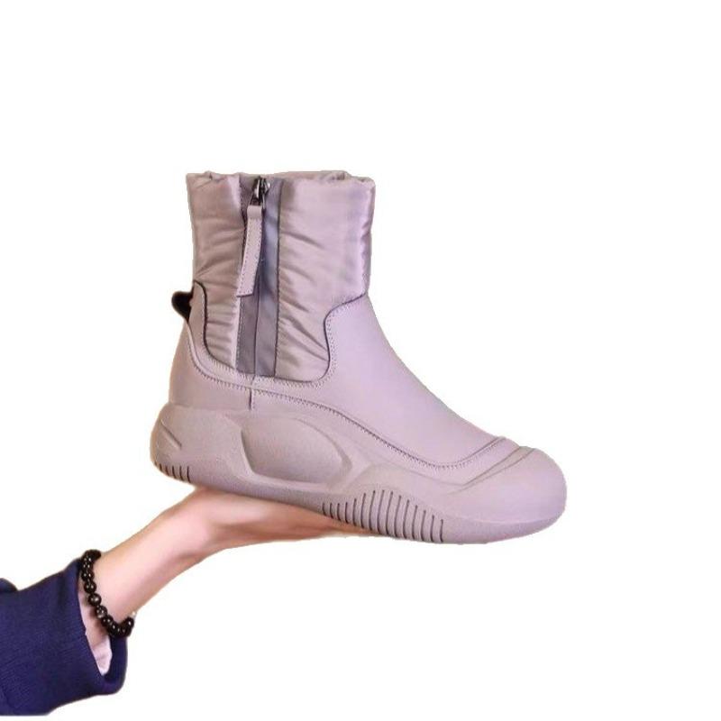 Winter snow boots women's new cotton shoes piled and thickened Martin boots thick-soled waterproof short boots women