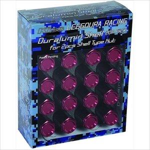 

KYO-EI (Kyoei Industry) LEGGDURA RACING Shell Nut Cap, Duralumin Shell, CL53 [Closed End] for 53mm Wheels [Red] SLNR532