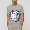 Rage Comic Trollfac Unisexs T Shirts Funny Tee Shirt Short Sleeve Round Collar TShirts Cotton Printed Clothing