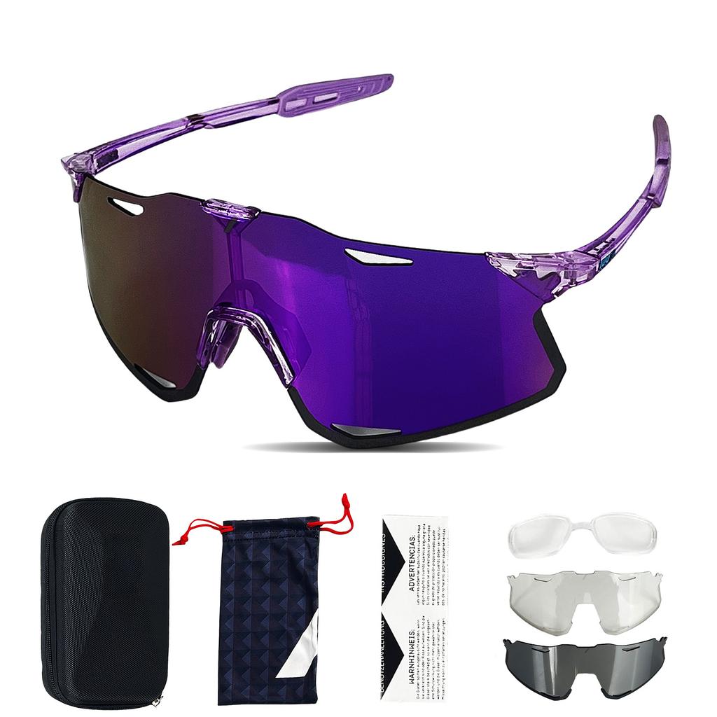 Outdoor Sport Riding Glasses Men Fashion Safeable Baseball Eyewear Cycling Glasses Sports Bike Sunglasses