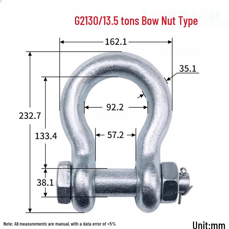 Jundingying 13.5-ton Bow Shackle