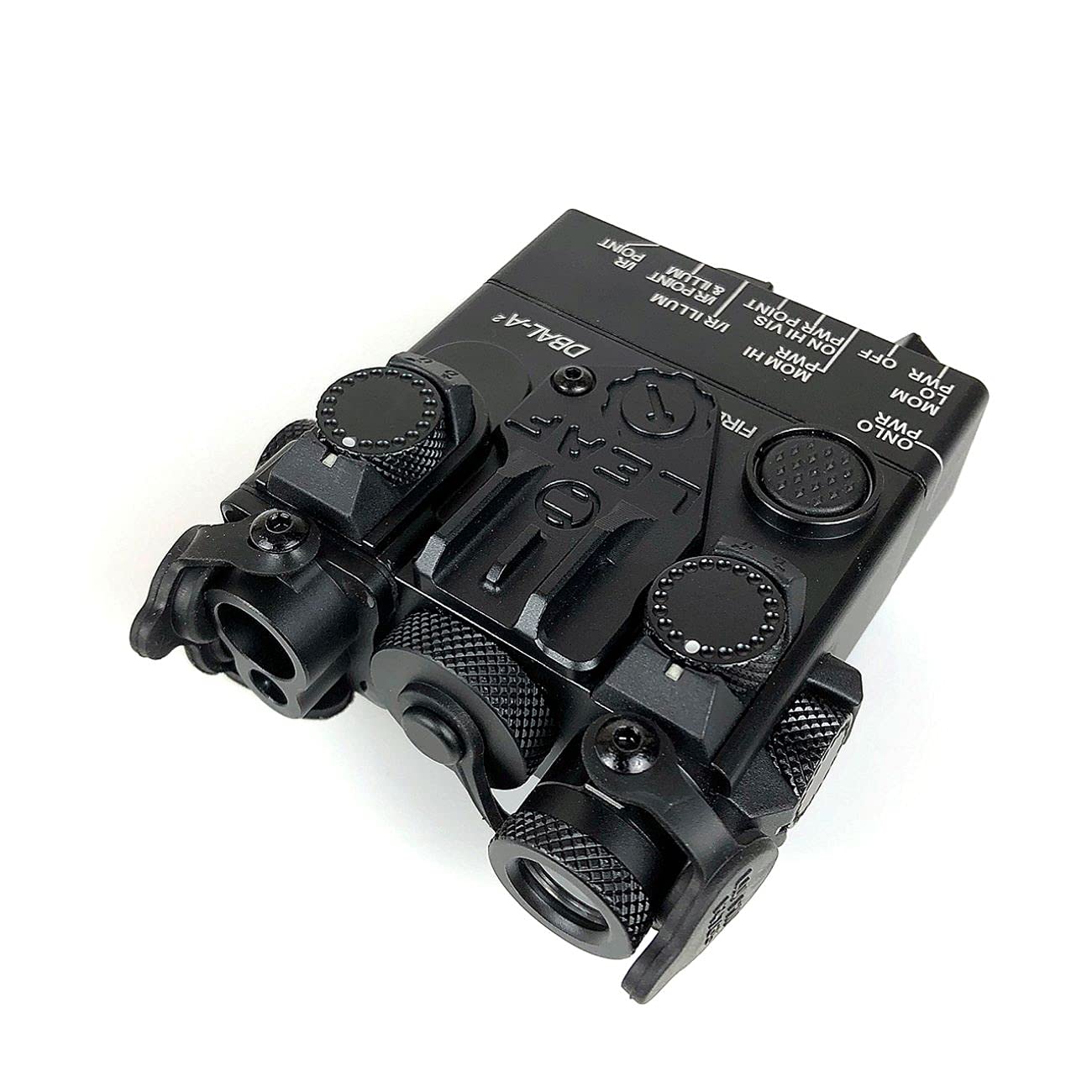 

MILQUEST WADSN (DBAL-A2 PEQ15A Type) [Full Metal] (Full-Function Model with LED Flashlight and IR Aiming Device) (Compatible with 20mm Rails, Black)