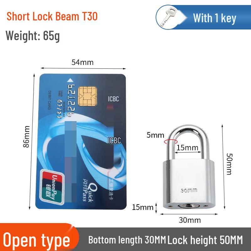 30mm Stainless Steel Rust-proof Padlock