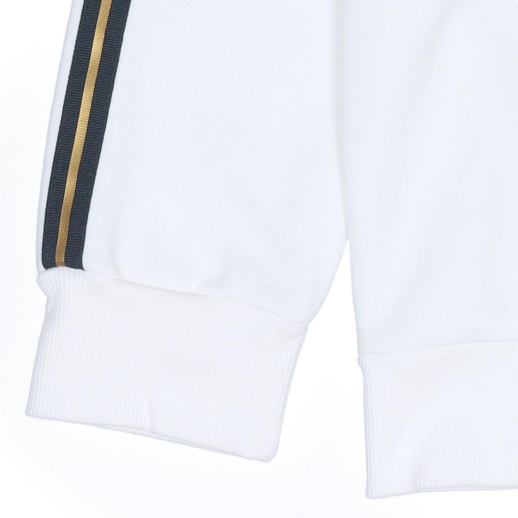 Puma Metallic Nights Fleece-Lined Crew Neck Sweatshirt Men Tops White 587141-02