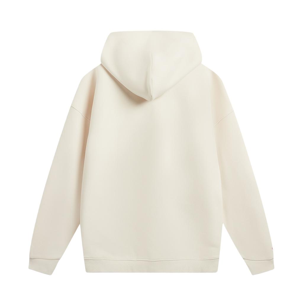 Li Ning Sports Lifestyle Series Cny Prosperity Year Limited Fashion Versatile Hooded Letter Embroidery Couple Casual Sweatshirt AWDW365-3