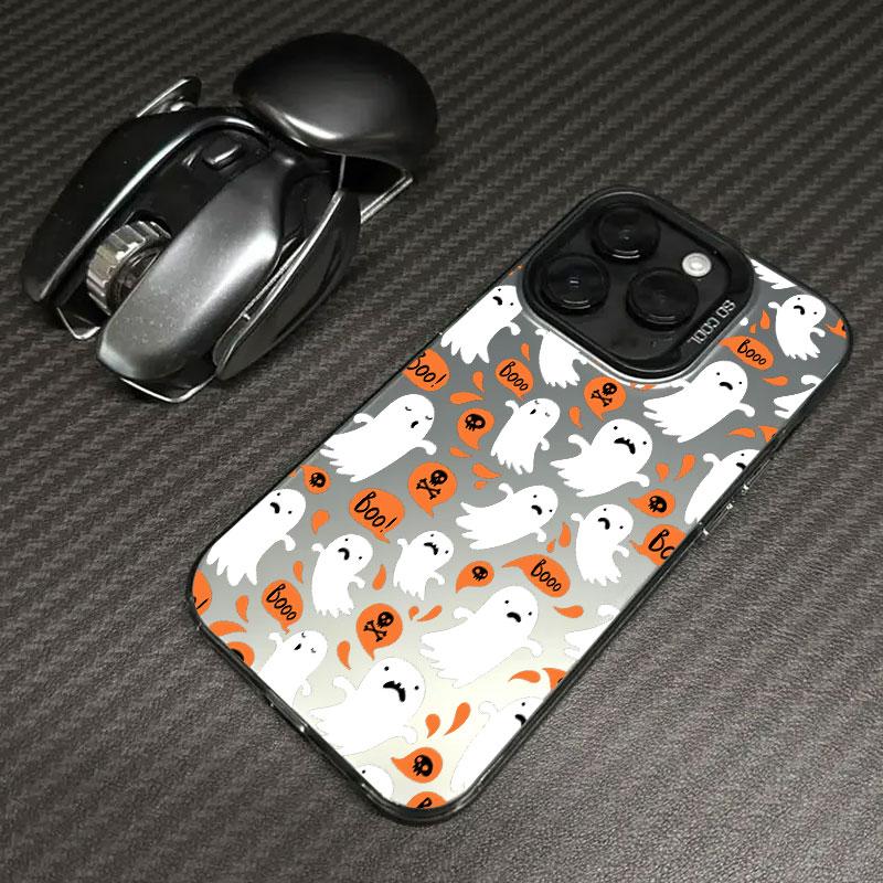 Halloween Happy Ghost Coque For Apple iPhone 17 Air 16e 16 14 15 13 11 Pro Max 15 Plus 12 17 ProMax Shockproof Case Phone Cover