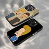 Beavis & B-Head Phone Case For iPhone 17,16,15,14,13,12,11 Plus,Pro Max,XS,Colored Silver Plated Inside Cover