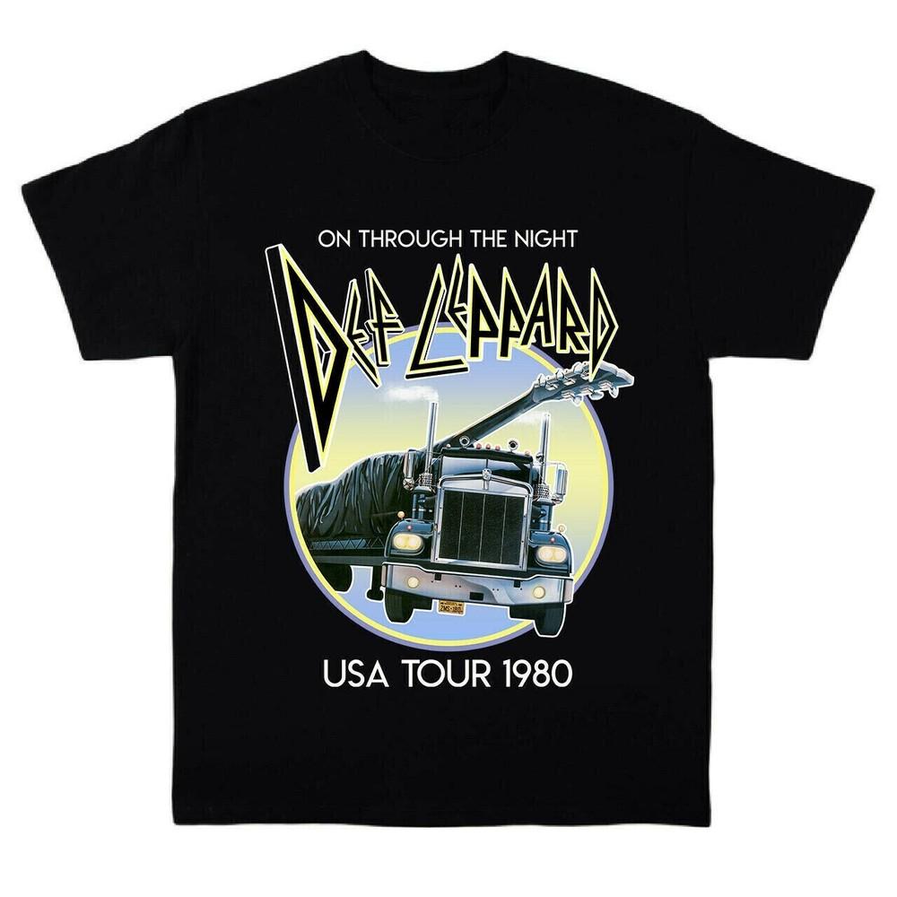 

Def Leppard USA Tour Gift for fans Black Unisex All size Shirt A080 4XL