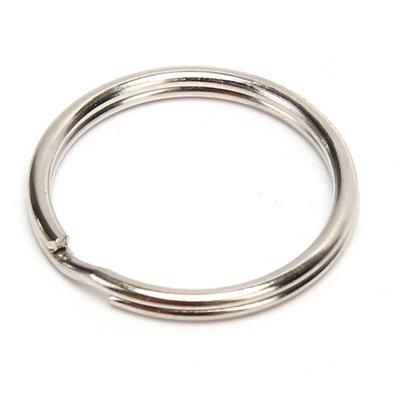 100Pcs/Lote Chaveiros DIY Metal Porta-chaves Argolas Divididas Argolas Metal Loop Chaveiro