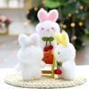 Cute Cute Cherry Rabbit Pendant Plush Toy Doll Bear Bag Hanging Keychain Doll Doll