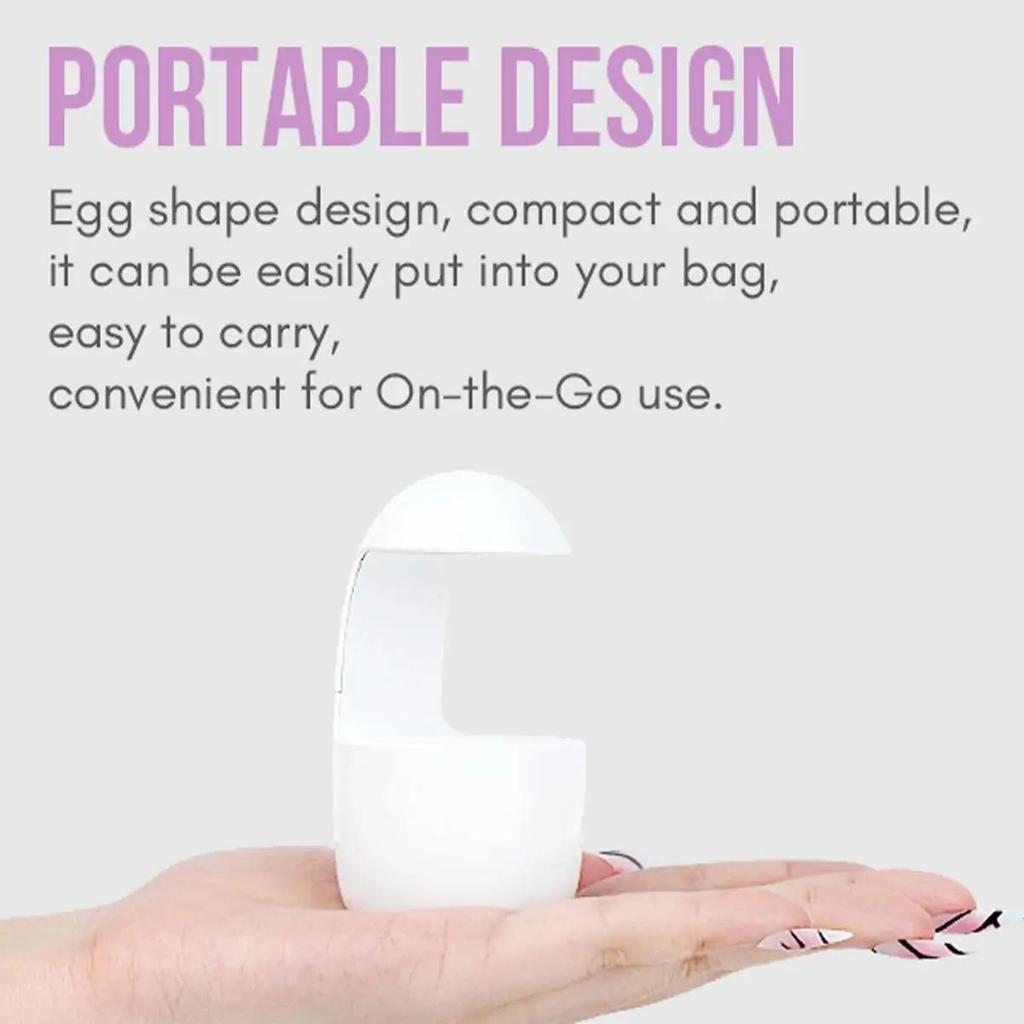 Mini Q-shaped Nail Lamp Led Custom Professional Uv Usb Infrared Sensor With-handle Gel Portable Manicure Dry Phototherapy Curing