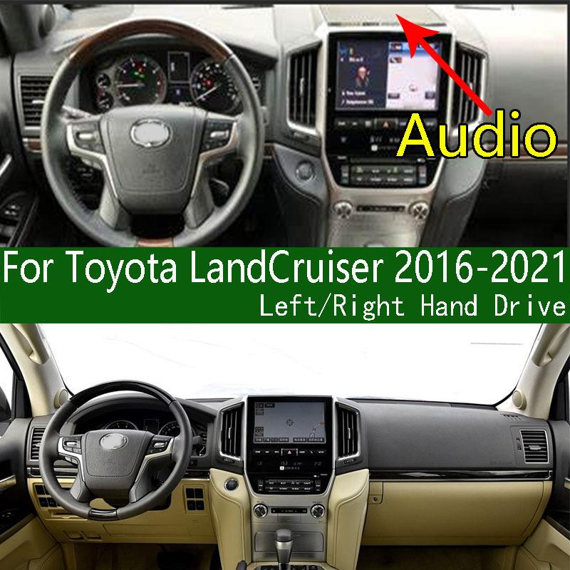 For Toyota LandCruiser Land Cruiser 200 Series  J202 2016- Dashmat Dashboard Cover trument Panel Sunscreen Anti-Dirt Pad