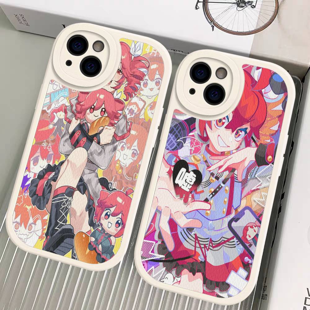 Popular Virtual Singer Kasane Teto Anime Phone Case Hard Leather For IPhone 16 15 14 13 12 Mini 11 14 Pro Max Xs X Xr 7 8 Plus