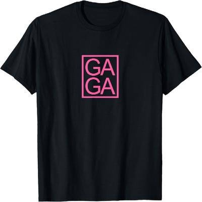 GAGA Novinka Grafické tričko Unikátní Zábavné Gaga Typografické tričko