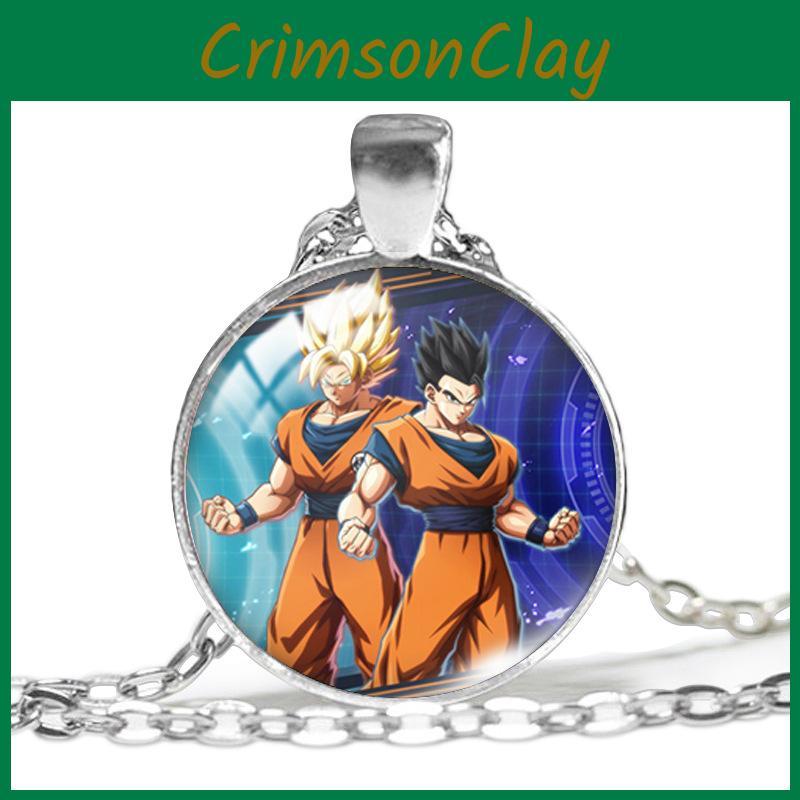 Trendy Seven Dragon Ball Anime Glass Pendant Necklace Perfect For Gift Giving