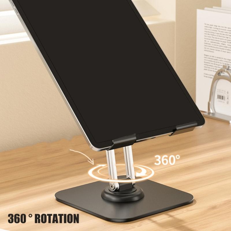Mobile Holder with 360 Degree Rotating Flexible Foldable For Smartphones and Tablets Stand Scratches Proof Stable
