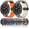 Camouflage Band for Samsung Galaxy Watch Ultra 47mm Silicone Magnetic Bracelet for Galaxy Watch 7 Ultra Replacement Watchband