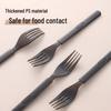 ZISIZ Individually Packaged Disposable Plastic Spoon and Fork