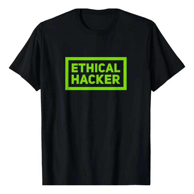 Camiseta Feminina Ethical Hacker Para Homens S