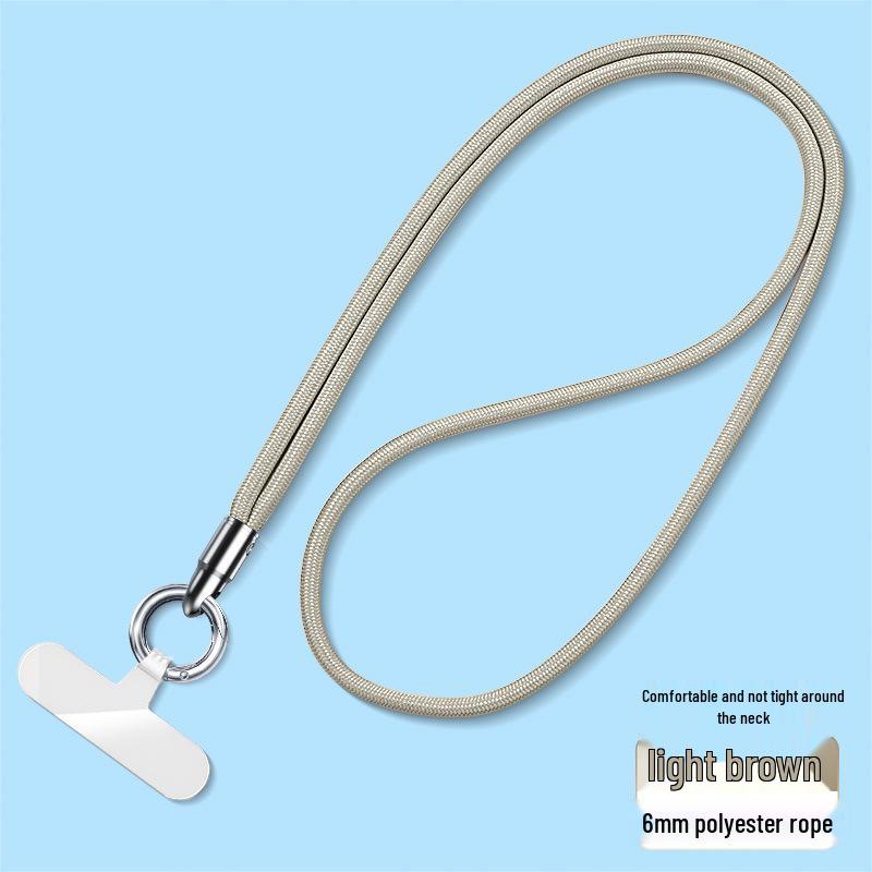 Wrist and Neck Mobile Phone Lanyard with Finger Ring and Anti-Drop Strap