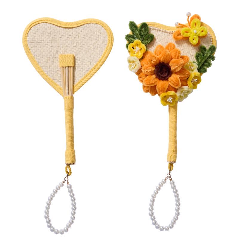 Teacher's Day Reed Fan DIY Craft Kit - Handmade Gift for Teachers