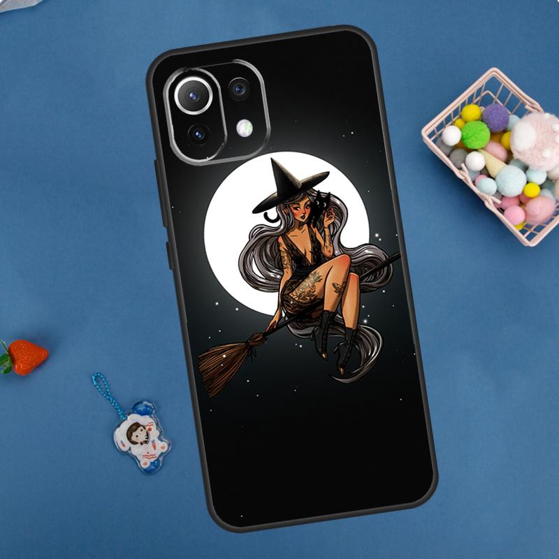 Moon Witch Horror Case For Xiaomi 14 13 15 Ultra 11T 12T 13T 14T Pro POCO X7 Pro X3 X5 F5 F6 M6 X6 Pro Cover