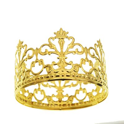 Birthday Cake Crown Baking Decoration Dessert Holiday Ornaments New Iron Crown Decoration Supplies